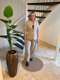 Getailleerde blazer | Beige