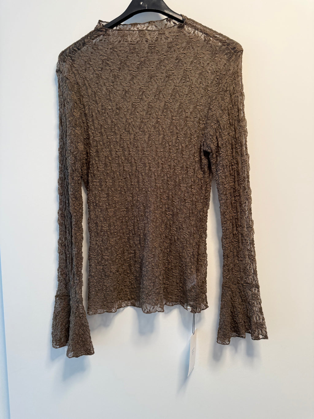 Kanten top | Bruin