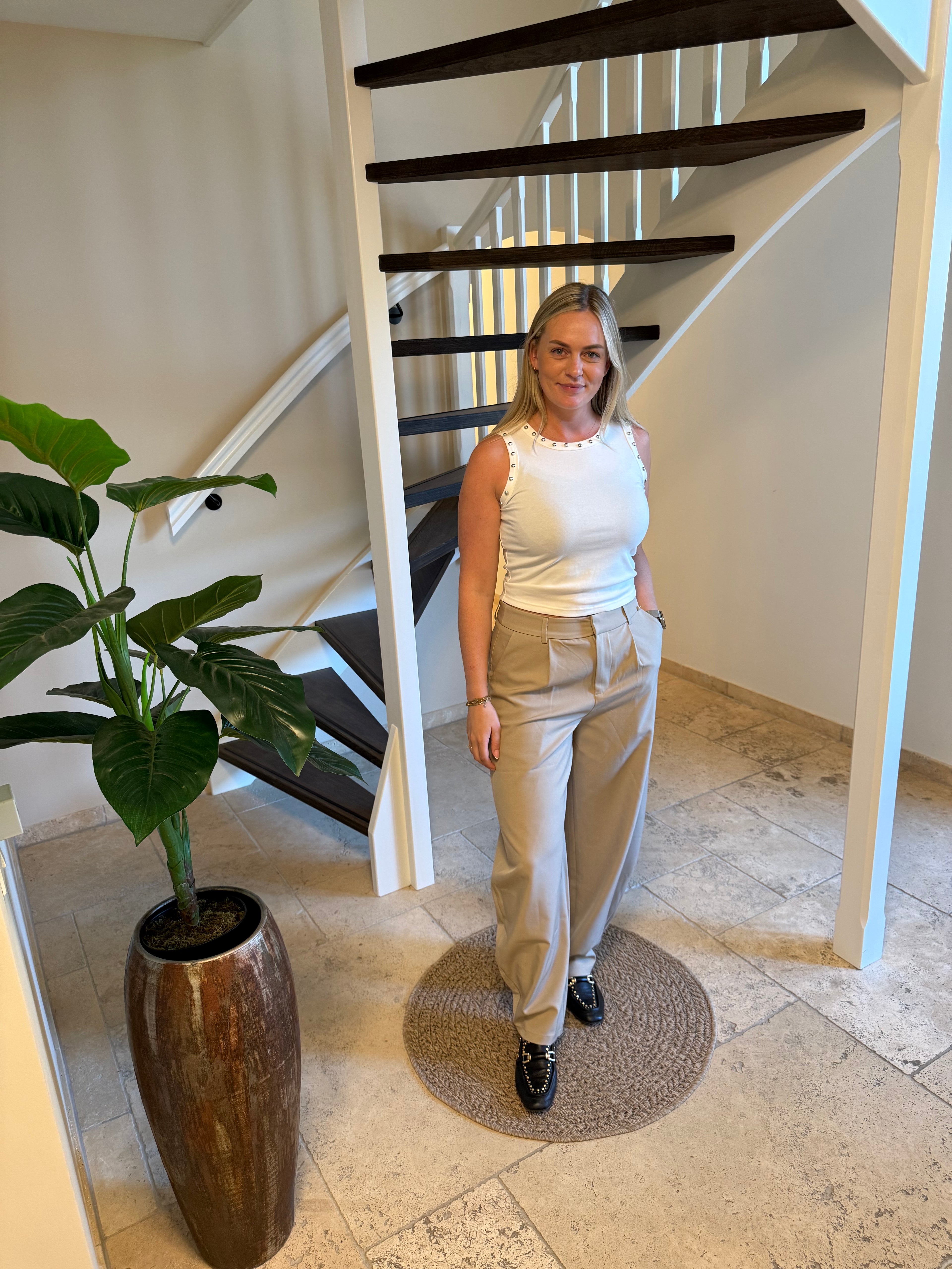 Barrel Pantalon | Beige